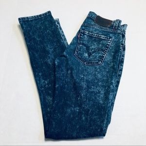 Levi’s 510 Super Skinny Acid Wash Red Tab Jeans 28